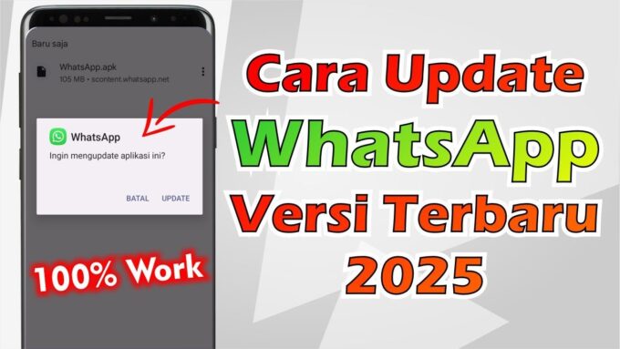 cara update whatsapp