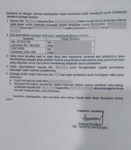 Kasus Dugaan Gratifikasi Kementerian PU: Uang Rp100 Juta Lebih untuk Hajatan Sekjen?