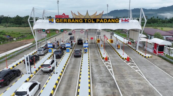 Tol Padang–Sicincin Jadi Jalur Favorit, 139 Ribu Kendaraan Melintas dalam 18 Hari