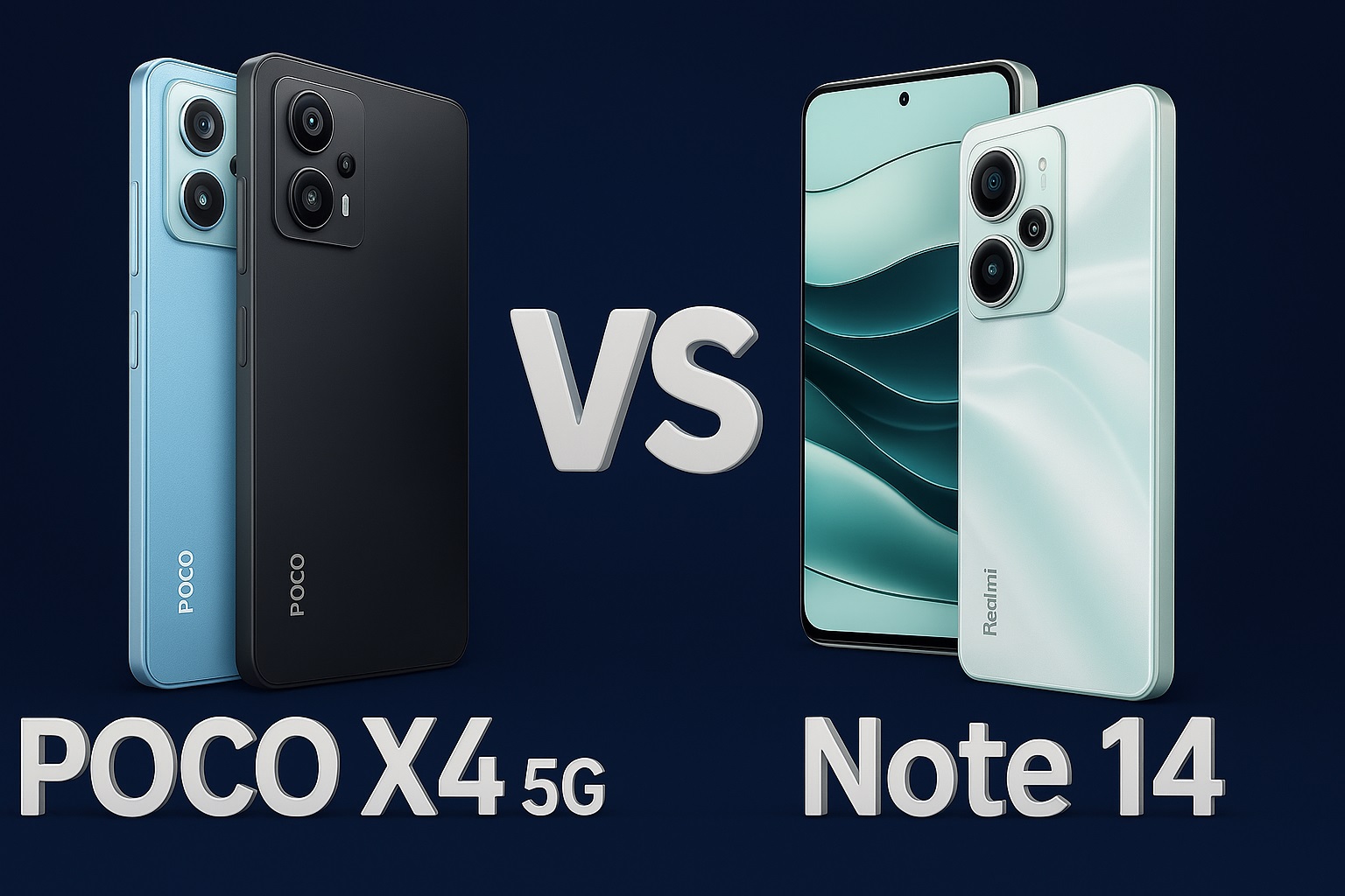 Spesifikasi POCO X4 5G vs Xiaomi Redmi Note 14: Mana yang Lebih Unggul di Kelas Rp3 Jutaan?