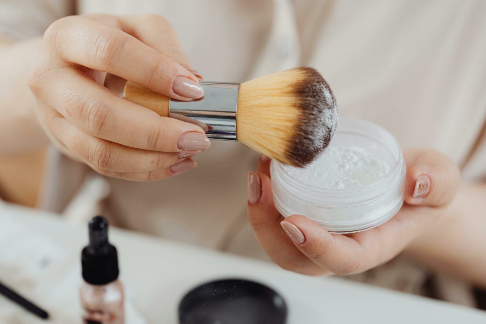 Setting Powder dan Loose Powder