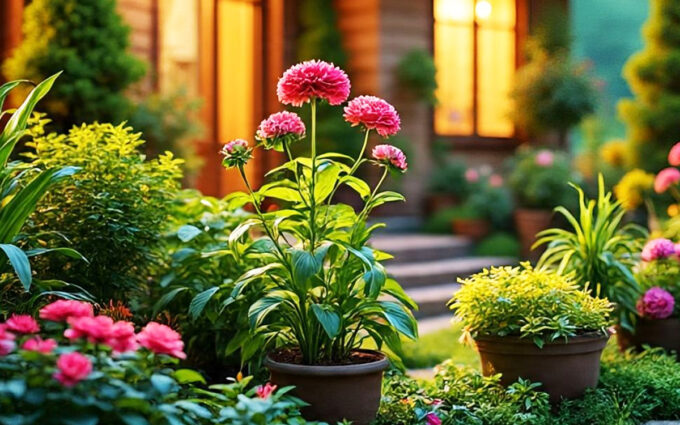 tanaman hias depan rumah