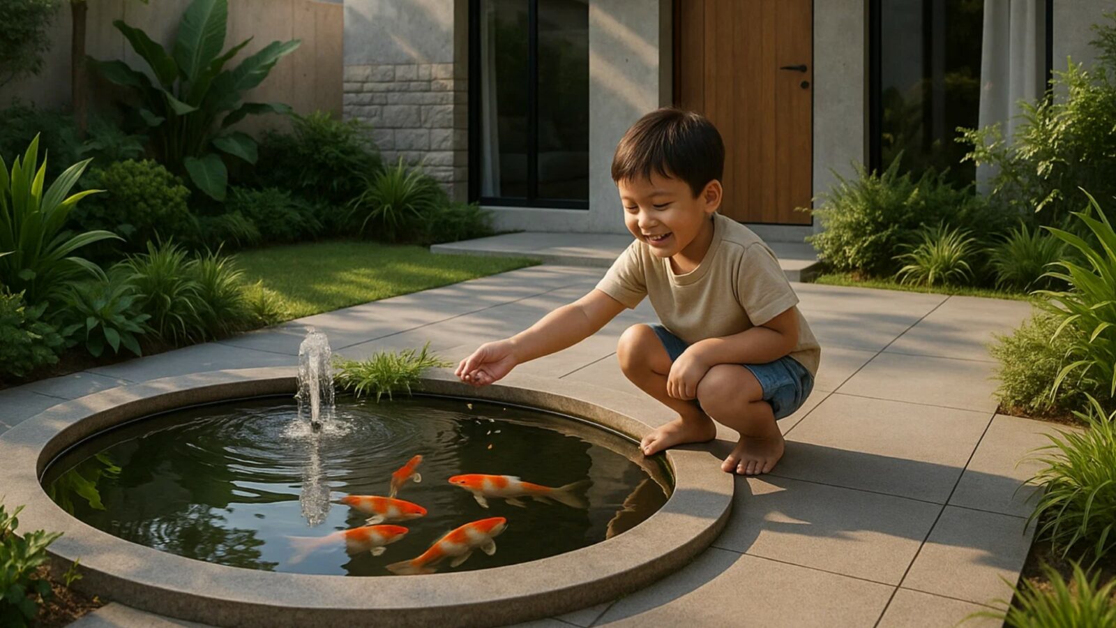 Kolam Ikan Minimalis