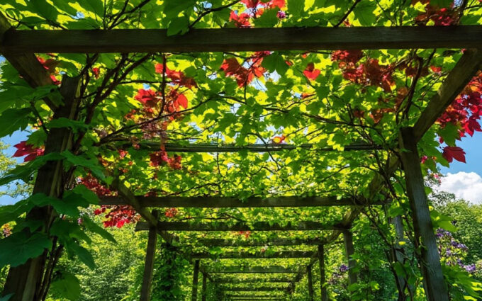 tanaman rambat kanopi