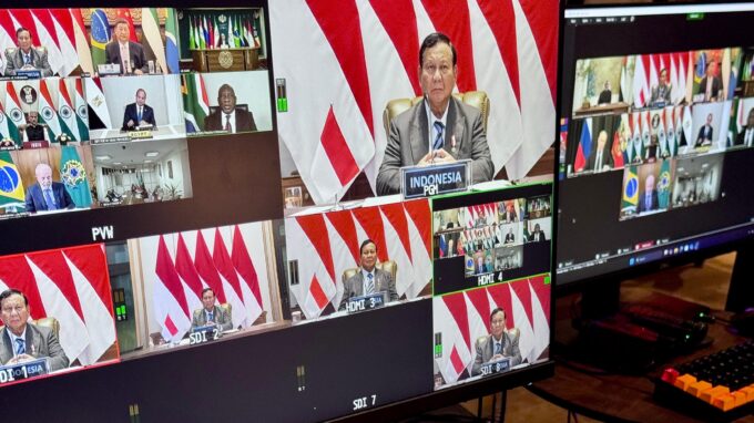 Prabowo Soroti Standar Ganda Hukum Internasional di Forum BRICS