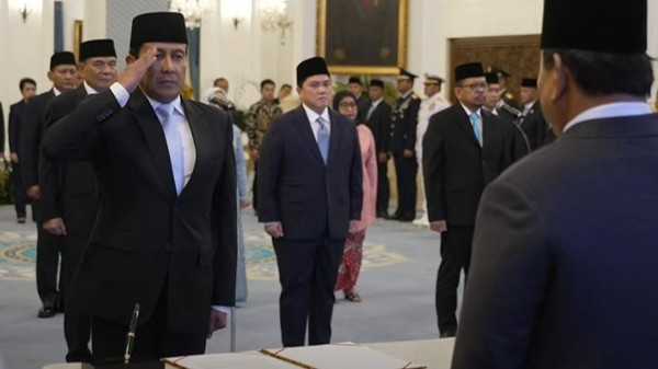 Prabowo Lantik Ahmad Dofiri Jadi Penasihat Khusus Bidang Kamtibmas