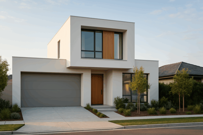 Rumah Minimalis tanpa Pagar.