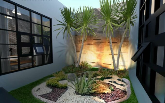 Desain Taman Belakang Rumah di Lahan Sempit