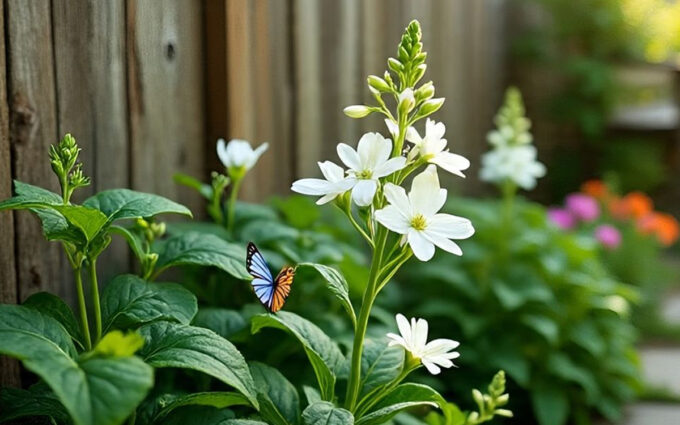 tanaman hias bunga putih
