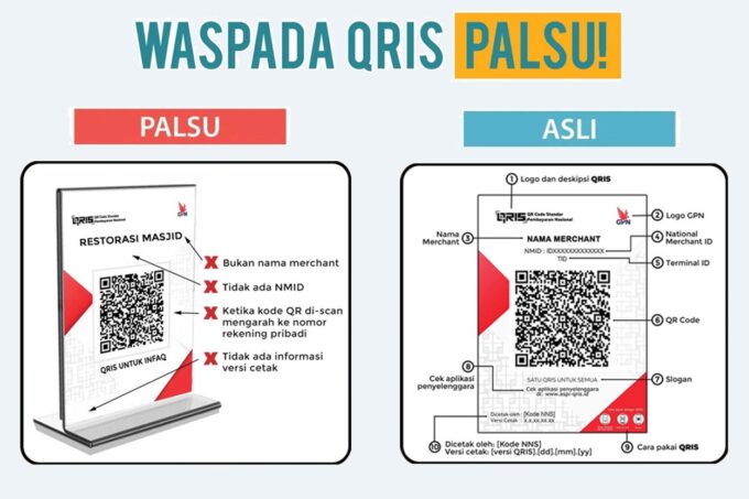 AWAS QRIS PALSU, Begini Cara Maling Kuras Habis Rekeningmu