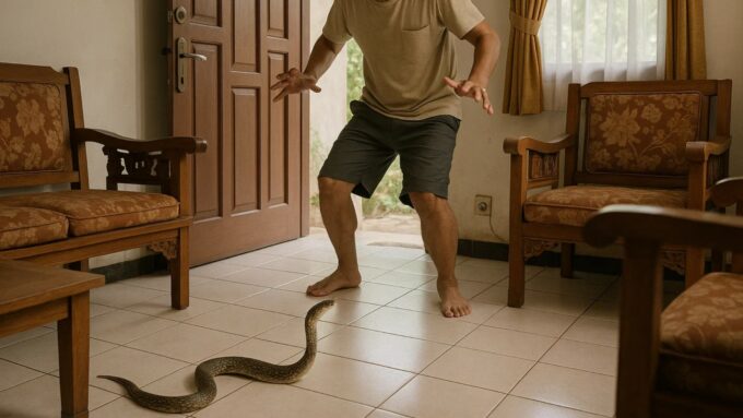 Arti Mimpi Ular Masuk Rumah