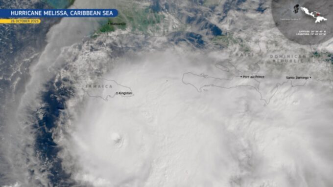 Badai Melissa, Image: Copernicus.e