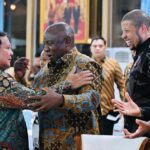 Presiden Prabowo menjamu Presiden Afsel, Matamela Cyril Ramaphosa di jamuan makan malam kenegaraan. Foto: BPMI Setpres/Laily Rachev