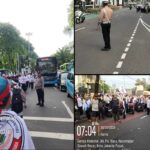 Demo Guru Monas Pengamanan Polisi