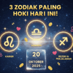 3 Zodiak Paling Hoki 20 Oktober 2025! Cek Ramalan Bintang Keberuntungan Hari Ini