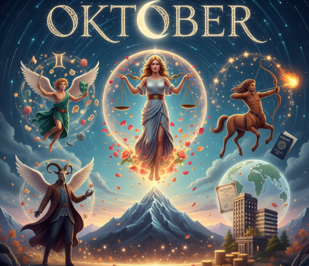 Panen Hoki di Bulan Libra! 4 Zodiak Ini Diramal Paling Beruntung di Oktober 2025