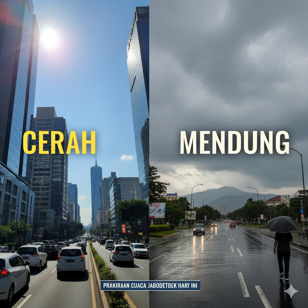Prakiraan Cuaca Hari Ini di Jabodetabek 20 Oktober 2025: Hujan, Cerah, atau Mendung? Cek Sebelum Berangkat!