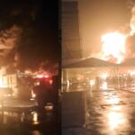 Kebakaran pabrik limbah B3 Karawang