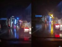 bus terguling tol batang