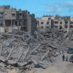 Kehancuran infrastruktur di Gaza akibat gempuran militer Israel. Foto: MSF