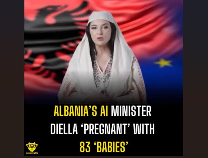 Menteri AI Albania Hamil & ‘Melahirkan’ 83 Anak Digital Sekaligus--