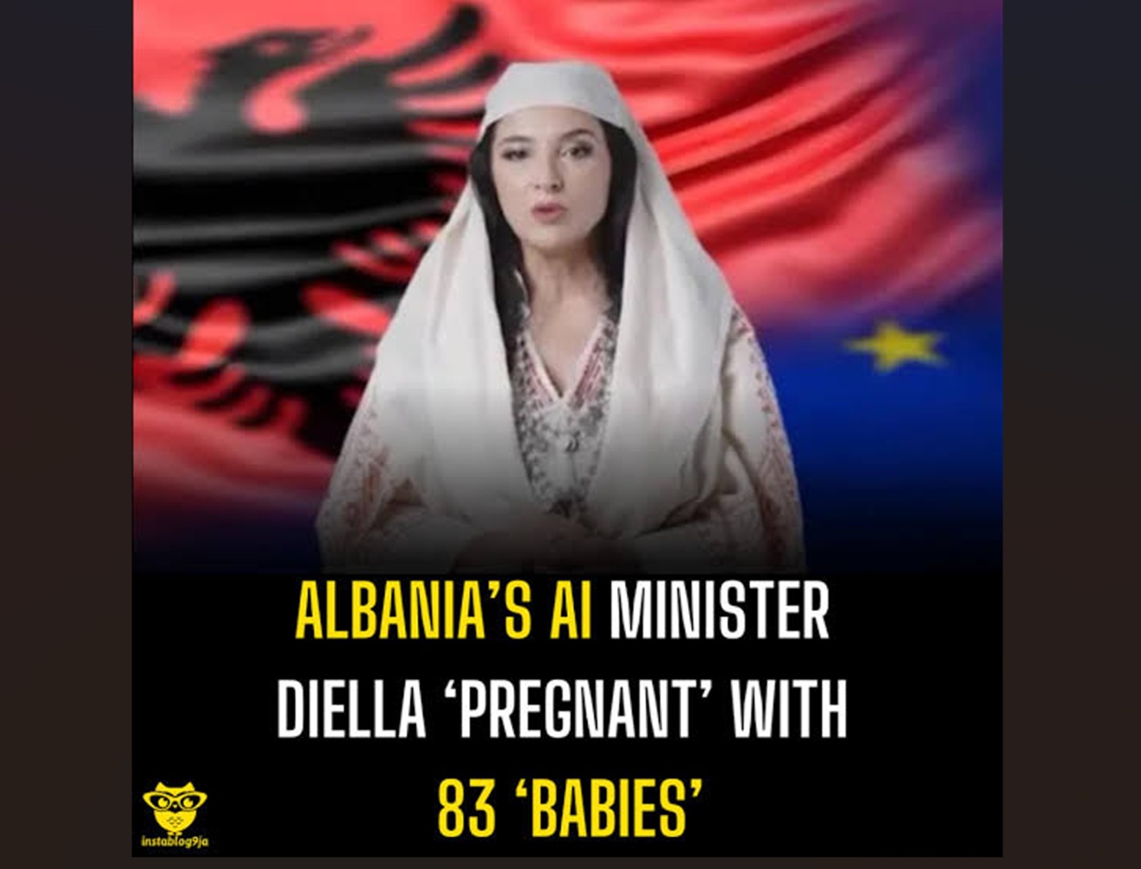 Menteri AI Albania Hamil & ‘Melahirkan’ 83 Anak Digital Sekaligus--