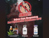 NARKOBA BARU, Cairan Vape Dicampur NPS, Harga Rp 5 Juta per Botol, Remaja Target Utama