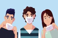 Warga Jakarta diimbau kenakan masker untuk antisipasi paparan mikroplastik dari air hujan.