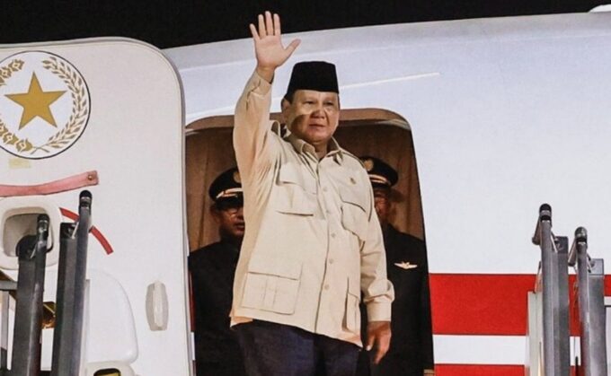 Prabowo Terbang ke Korea Selatan