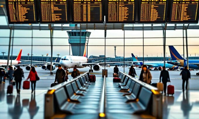 Shutdown Bikin 7000 Penerbangan Kacau Balau, Bandara Lumpuh