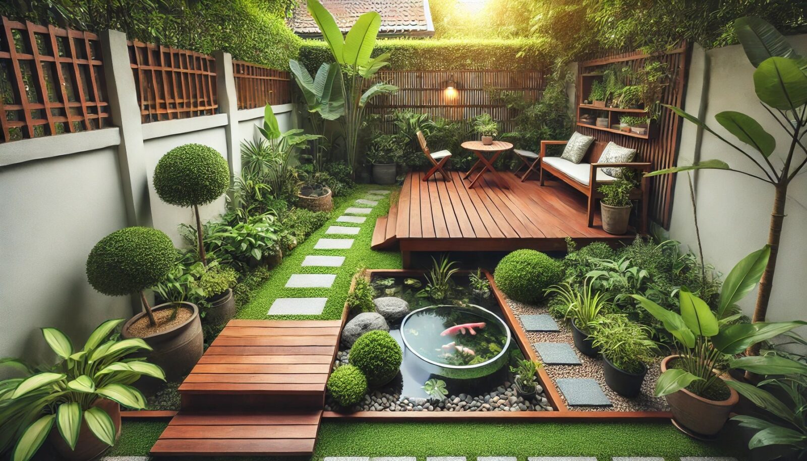 Desain Taman Belakang Rumah