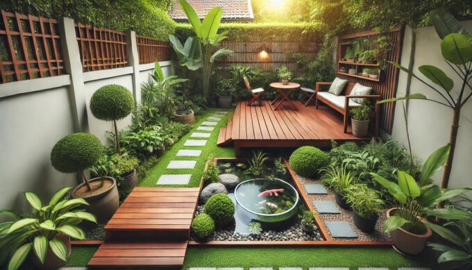 Desain Taman Belakang Rumah