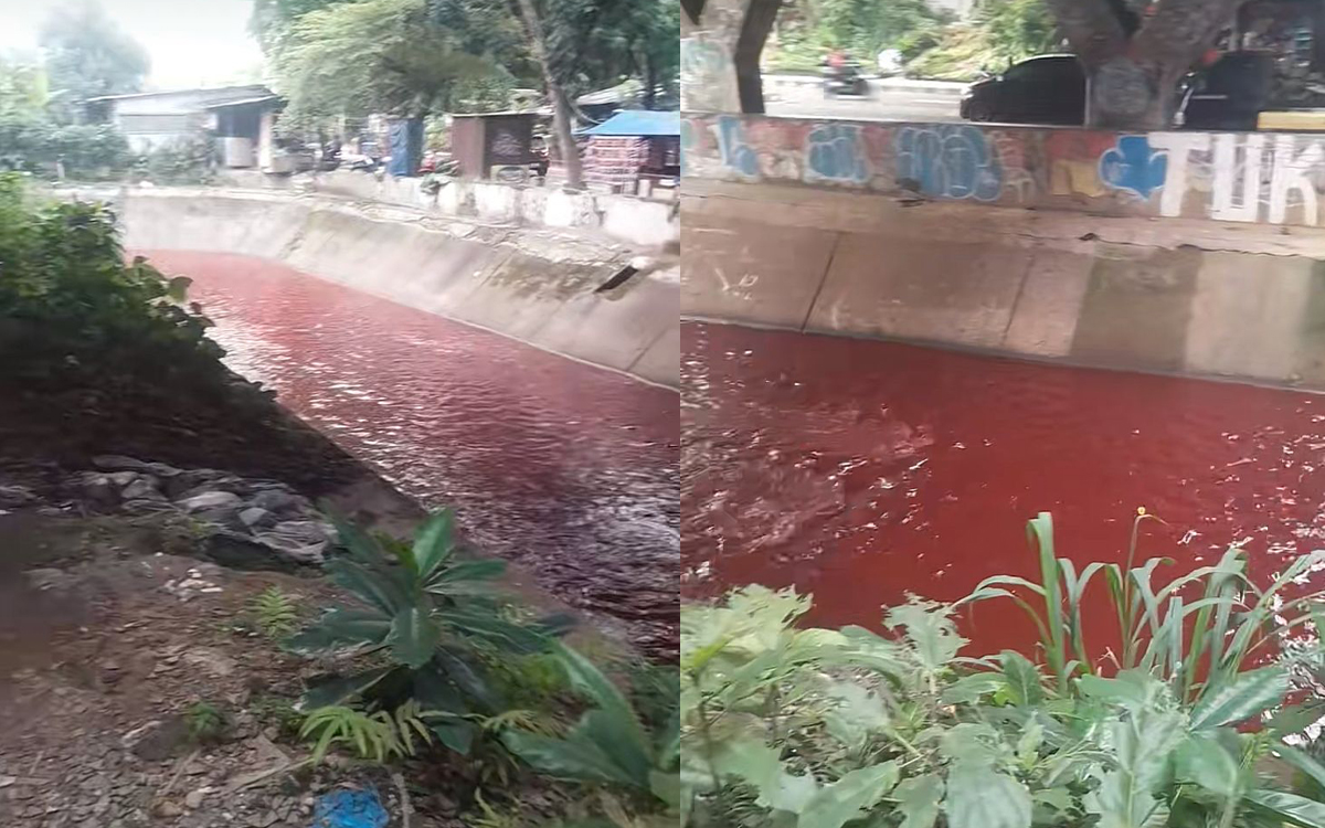 Air Kali di Rawa Buntu