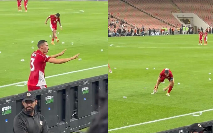 Jay Idzes Menenangkan Suporter yang Melempar Botol