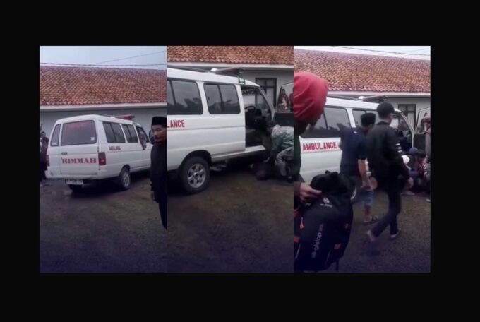 sopir ambulans meninggal