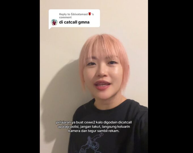Polisi Catcalling Viral di TikTok! Korban Ngamuk, Polda Metro Bertindak--SC-@jessynirmalaa-tiktok