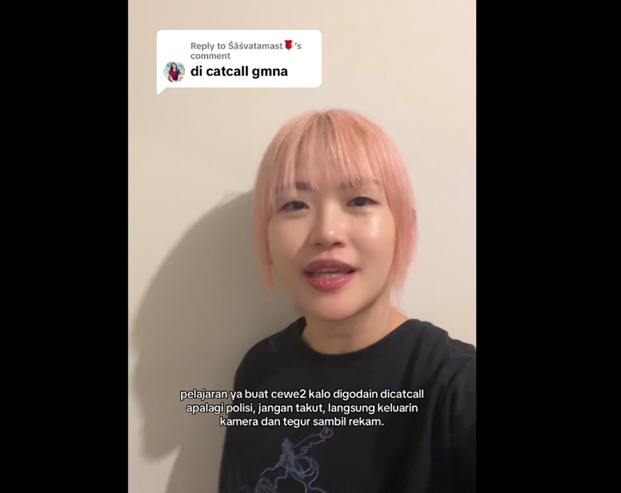 Polisi Catcalling Viral di TikTok! Korban Ngamuk, Polda Metro Bertindak--SC-@jessynirmalaa-tiktok