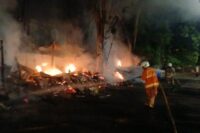 Kebakaran warung makan