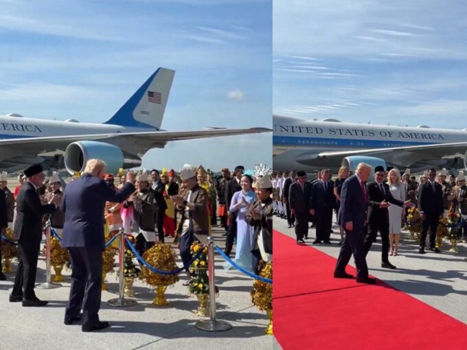 Trump joget