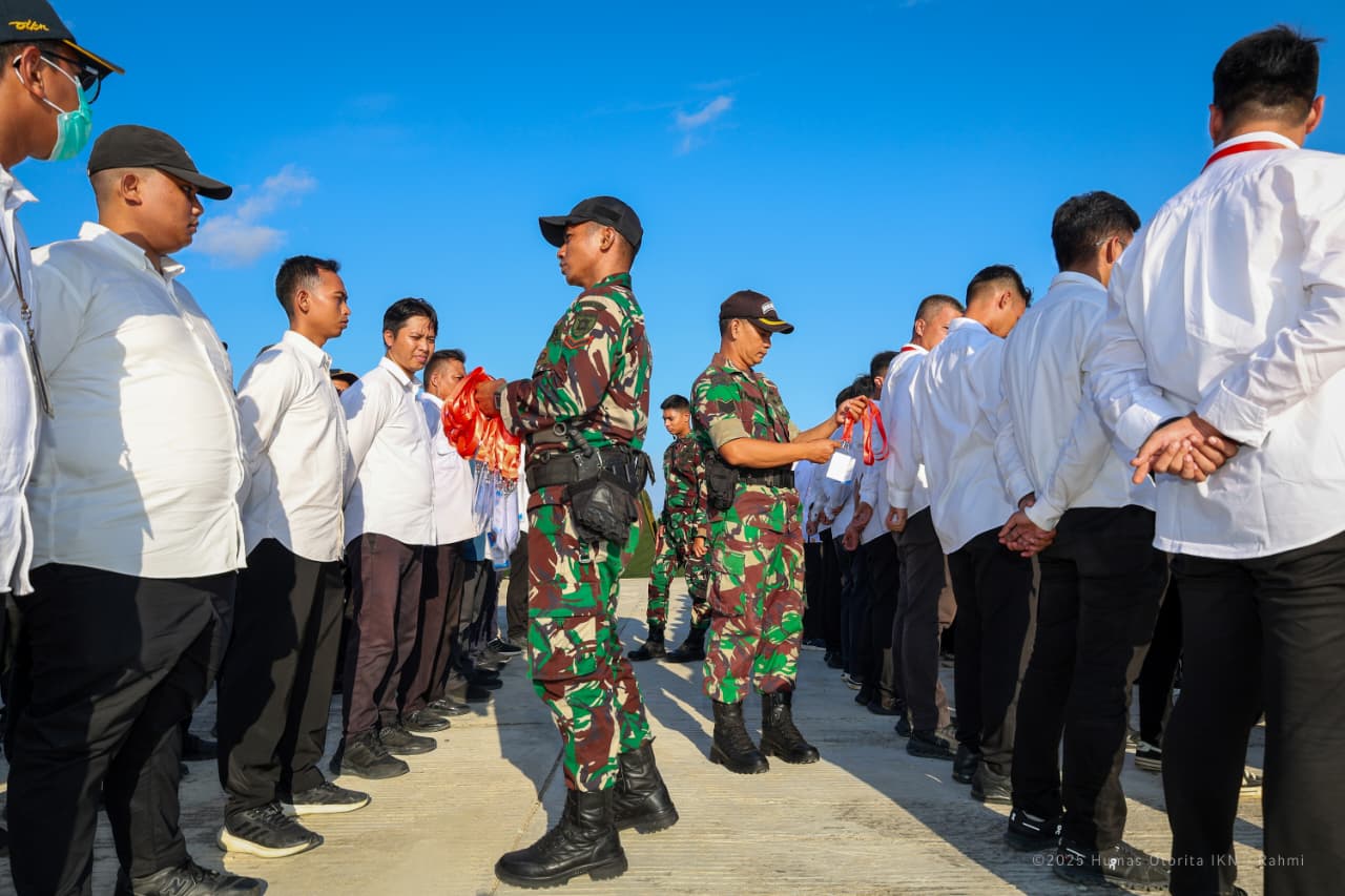BUKAN LIBURAN! 193 ASN Otorita IKN Digembleng Militer 15 Hari di Puslatpur Kodam VI