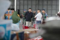 Droping bantuan Tapanuli Tengah