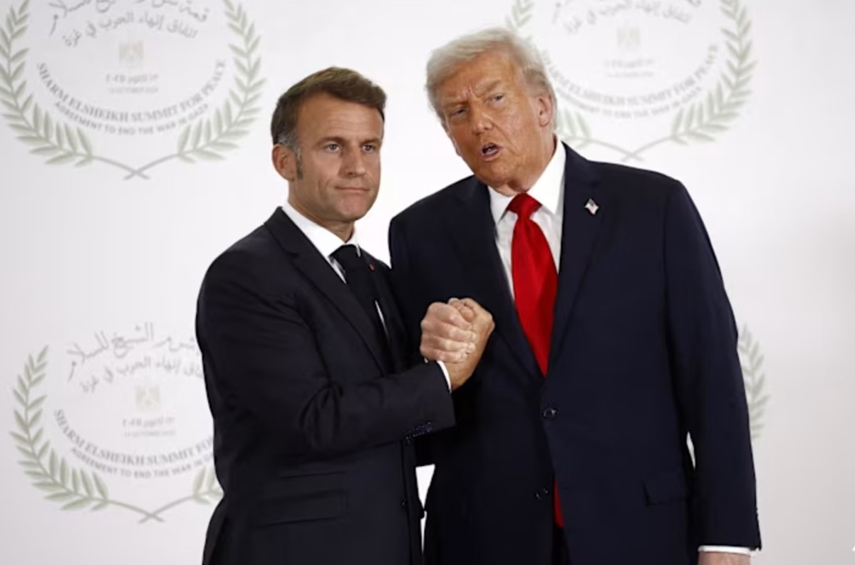 Presiden Trump menyebut AS punya banyak masalah dengan Prancis.