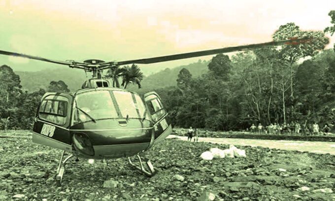 bantuan BNPB ke desa terisolasi