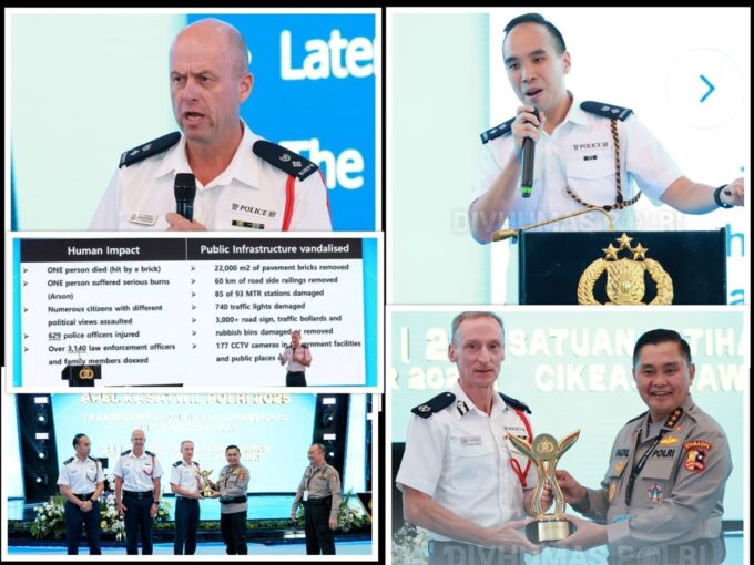 Ini 3 Polisi Hong Kong yang Ajari Polri Teknik Kendalikan Unjuk Rasa