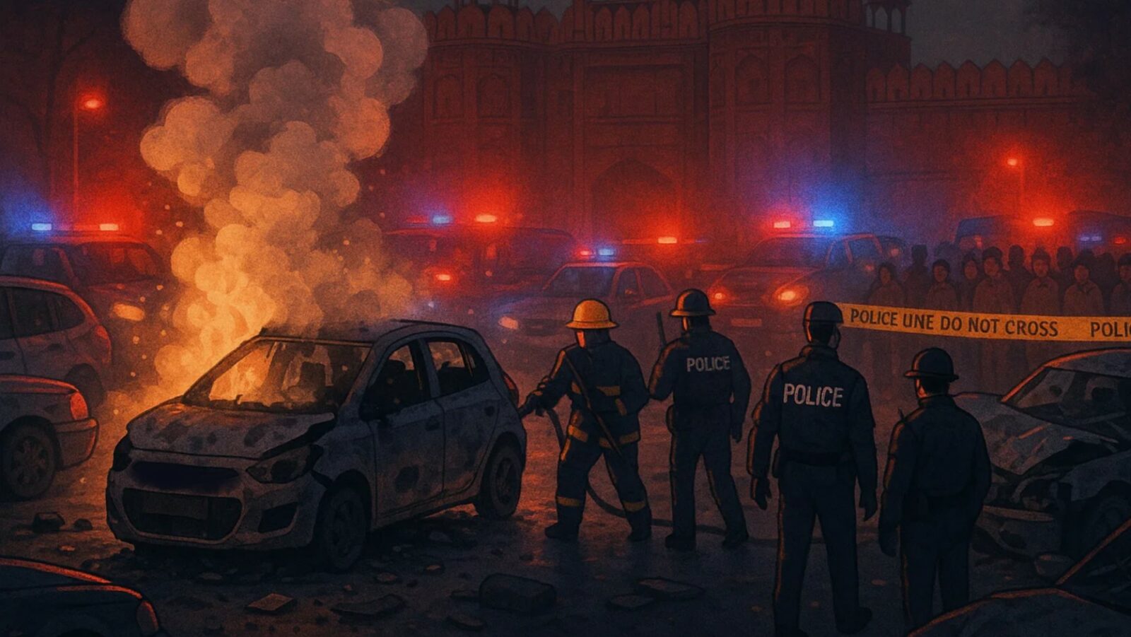 ledakan mobil di Delhi