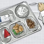 Pihak sekolah SDN Meruya Selatan 01 membuat poling orang tua murid soal kelanjutan program MBG.