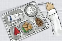 Pihak sekolah SDN Meruya Selatan 01 membuat poling orang tua murid soal kelanjutan program MBG.