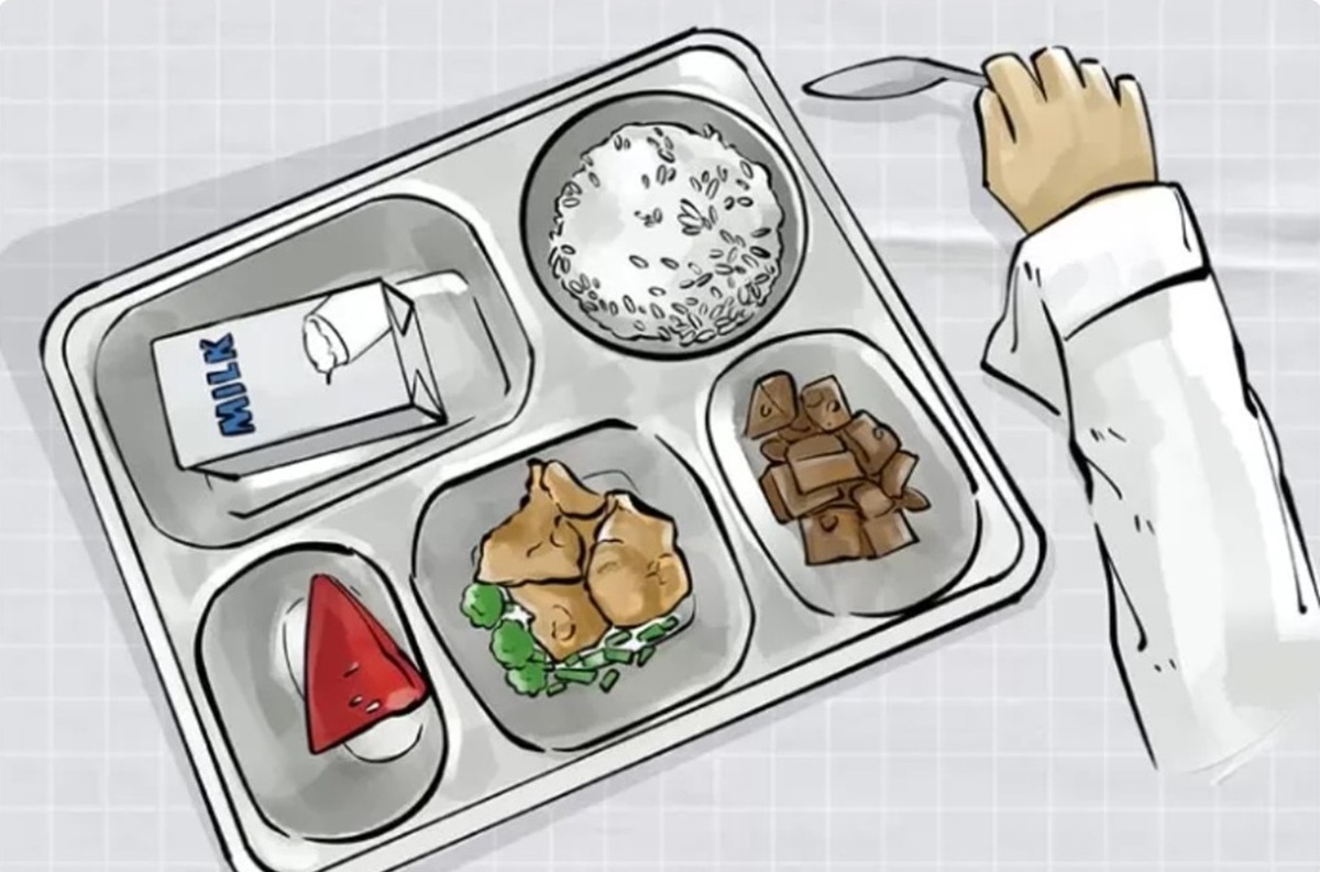 Pihak sekolah SDN Meruya Selatan 01 membuat poling orang tua murid soal kelanjutan program MBG.