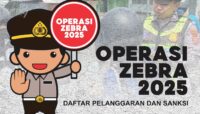 Operasi Zebra 2025, Tilang 1,1 Juta Pelanggar, Angka Kecelakaan Masih Tinggi