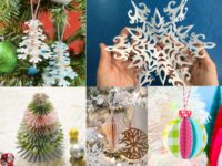 dekorasi Natal dari kertas